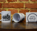 Kubek ceramiczny Flathead forewer  - sygnowany logiem Moto Party Garage