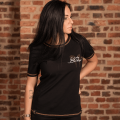 Koszulka motocyklowa Lady Biker z okrągłym dekoltem