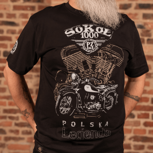 Koszulka motocyklowa męska SOKÓŁ