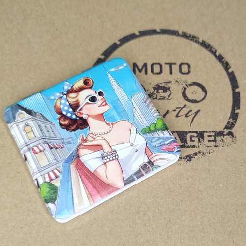 Kieszonkowe lusterko do makijażu - Pin-up