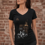 Kolekcja Oldschool Koszulka motocyklowa damska WL