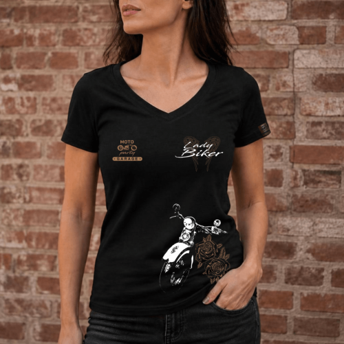 Koszulka motocyklowa damska Lady Biker WLA - Przód