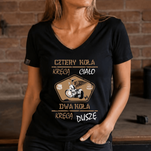Koszulka motocyklowa damska CHOPPER - Przód